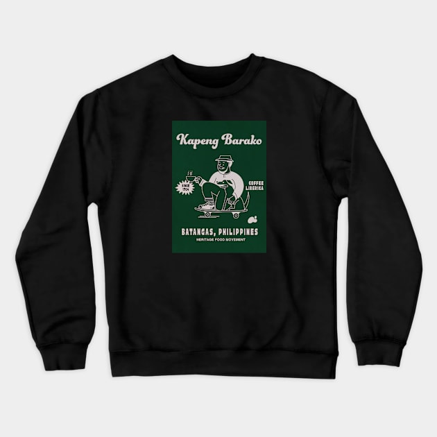 COFFEE PHILIPPINES BATANGAS KAPE POSTER SHIRT Crewneck Sweatshirt by Aydapadi Studio